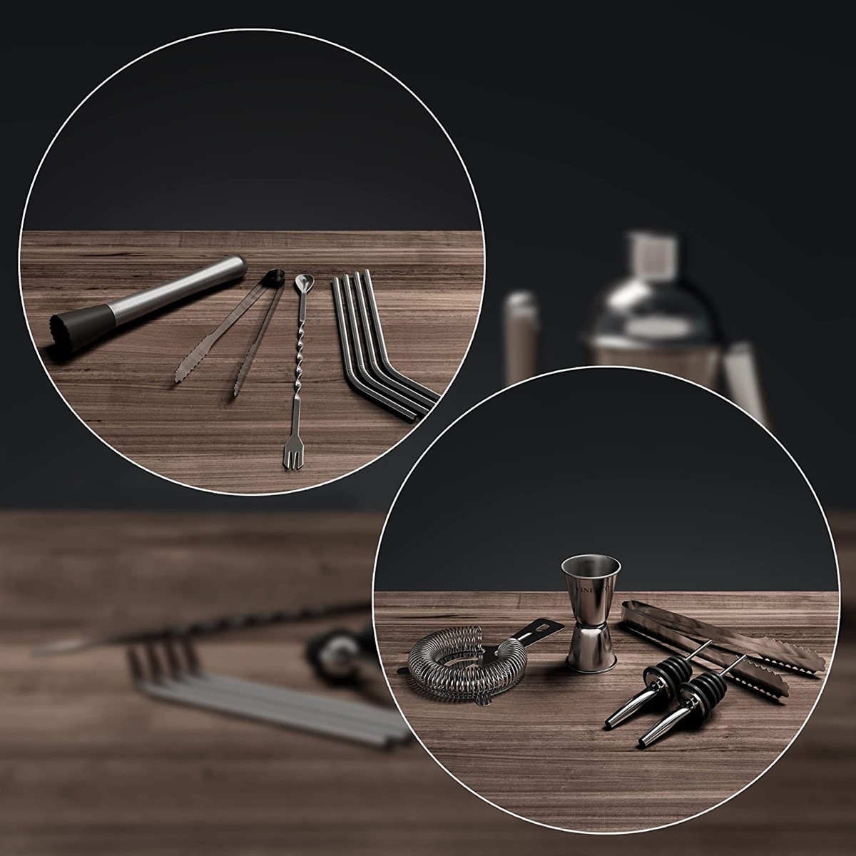 Barbecue-Tools, Cooking Set, Kitchen Accessory, Grill Zubehör, Metal Tools