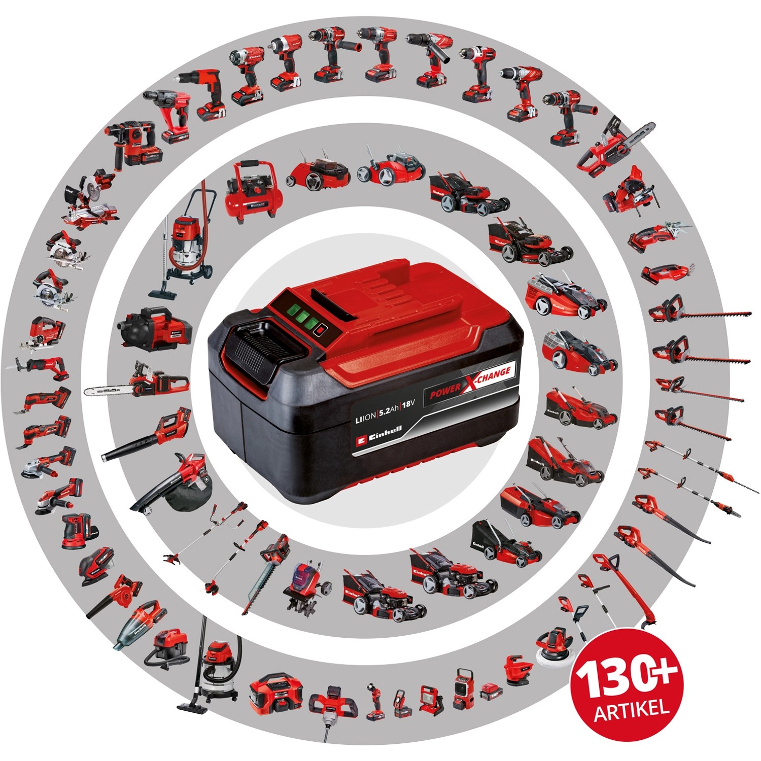 Einhell Power X Change Akku Schleif und Poliermaschine CE CP 18/180 Li E Solo ohne Akku und Ladegerät