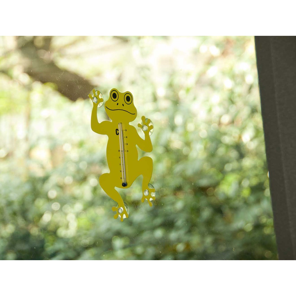 Fensterthermometer FROSCH mit Saugnäpfen