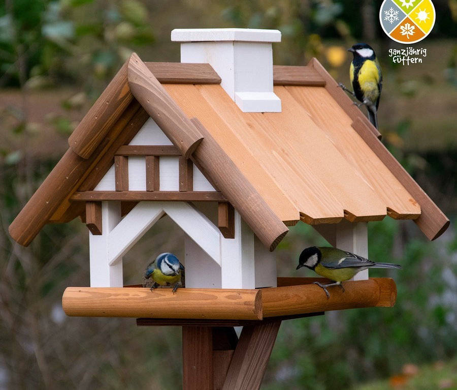 Vogelhaus, Vogelhäuschen, Futterhaus, Holz, Vögel