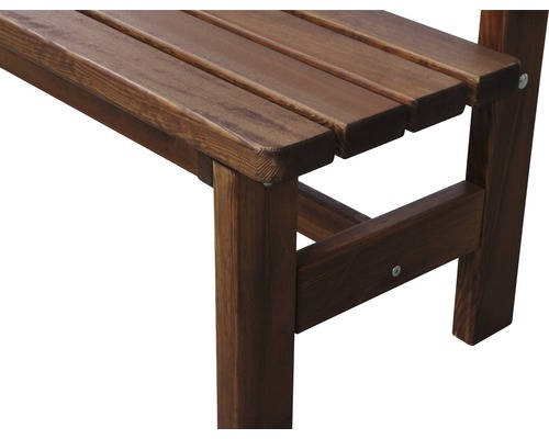 Gartenbank Natura Tessin150 cm braun Kiefernholz