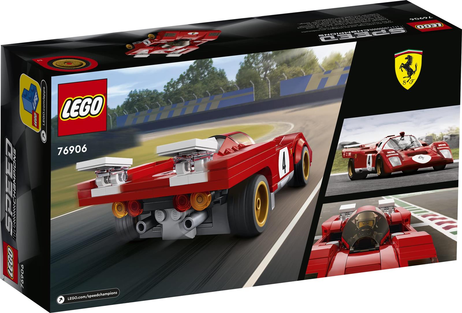LEGO Speed Champions 76906 1970 Ferrari 512 M Modellauto Bausatz Rennwagen 2022 Kollektion LEGO-Bausteine LEGO-Sets LEGO-Steine Bausteine Sets