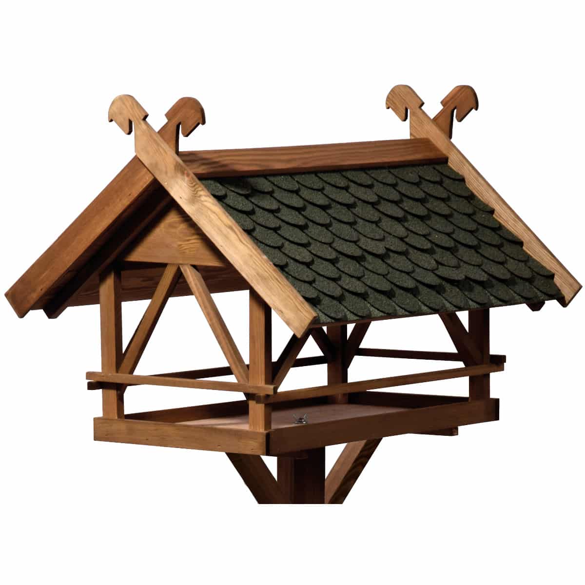 Dobar XXL Vogelhaus Vogelfutterhaus mit Ständer Futterhaus