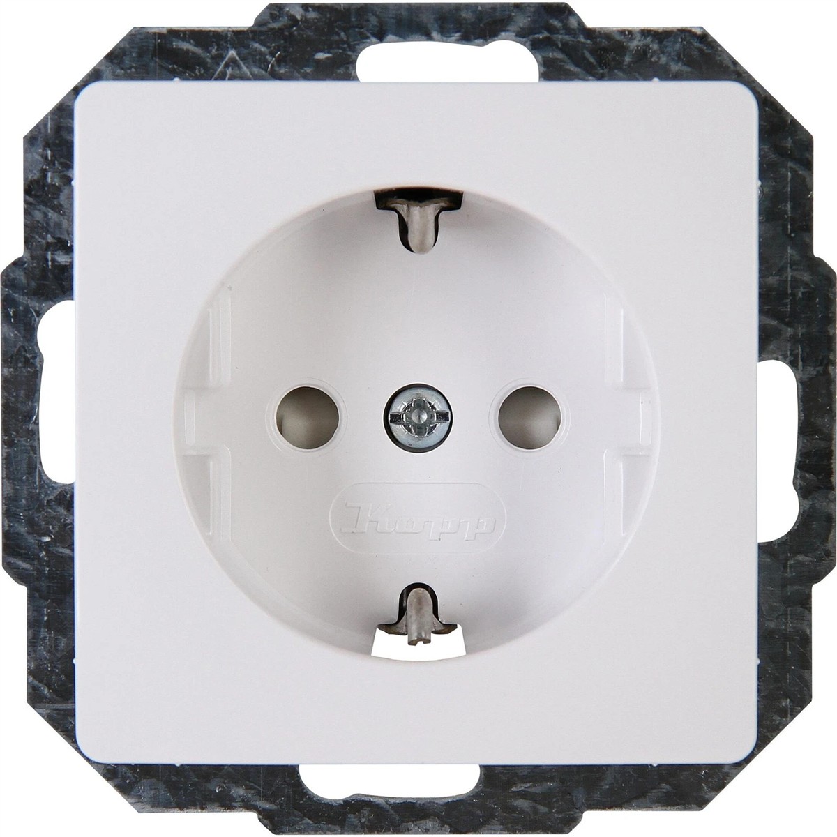 Schuko-Steckdose, Wandsteckdose, Plug-Steckdose, EU-Steckdose, Schutzkontakt