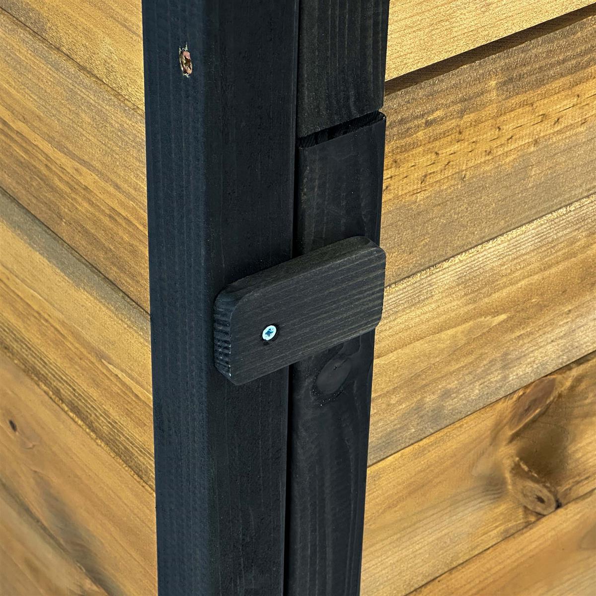 Dobar Rollbares Hochbeet mit Schafswoll Blumenbeet zum bepflanzen Hocbeet schwarz