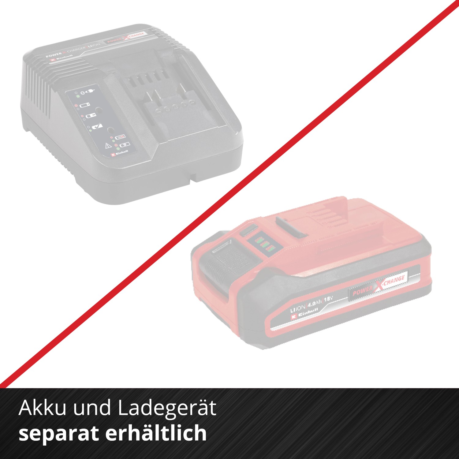 Einhell Power X Change Akku Heckenschere GE CH 18/60 Li Solo ohne Akku und Ladegerät