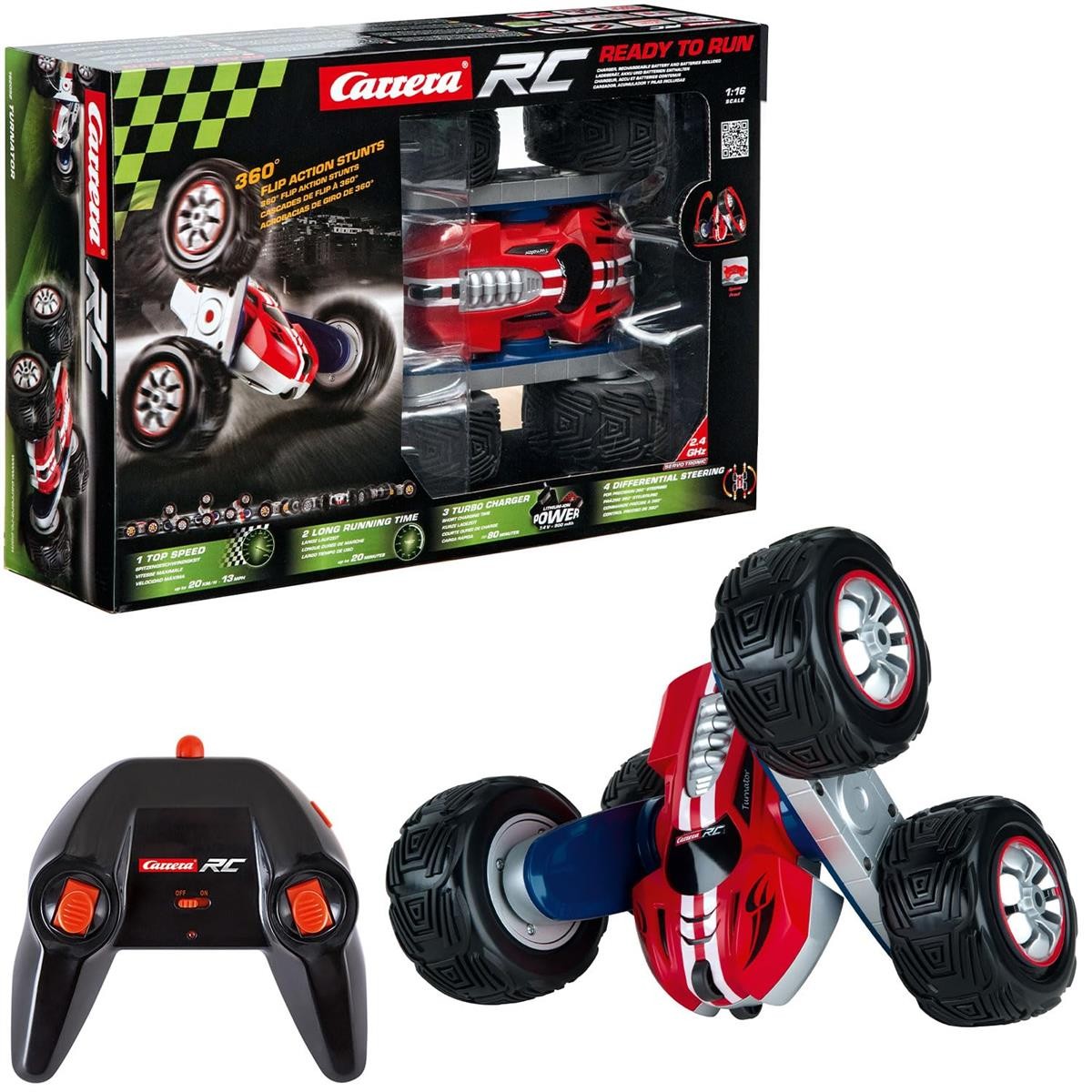 RC-Auto, Stunt-Auto, Differentiallenkung, Fernsteuerung, All-Terrain-Reifen