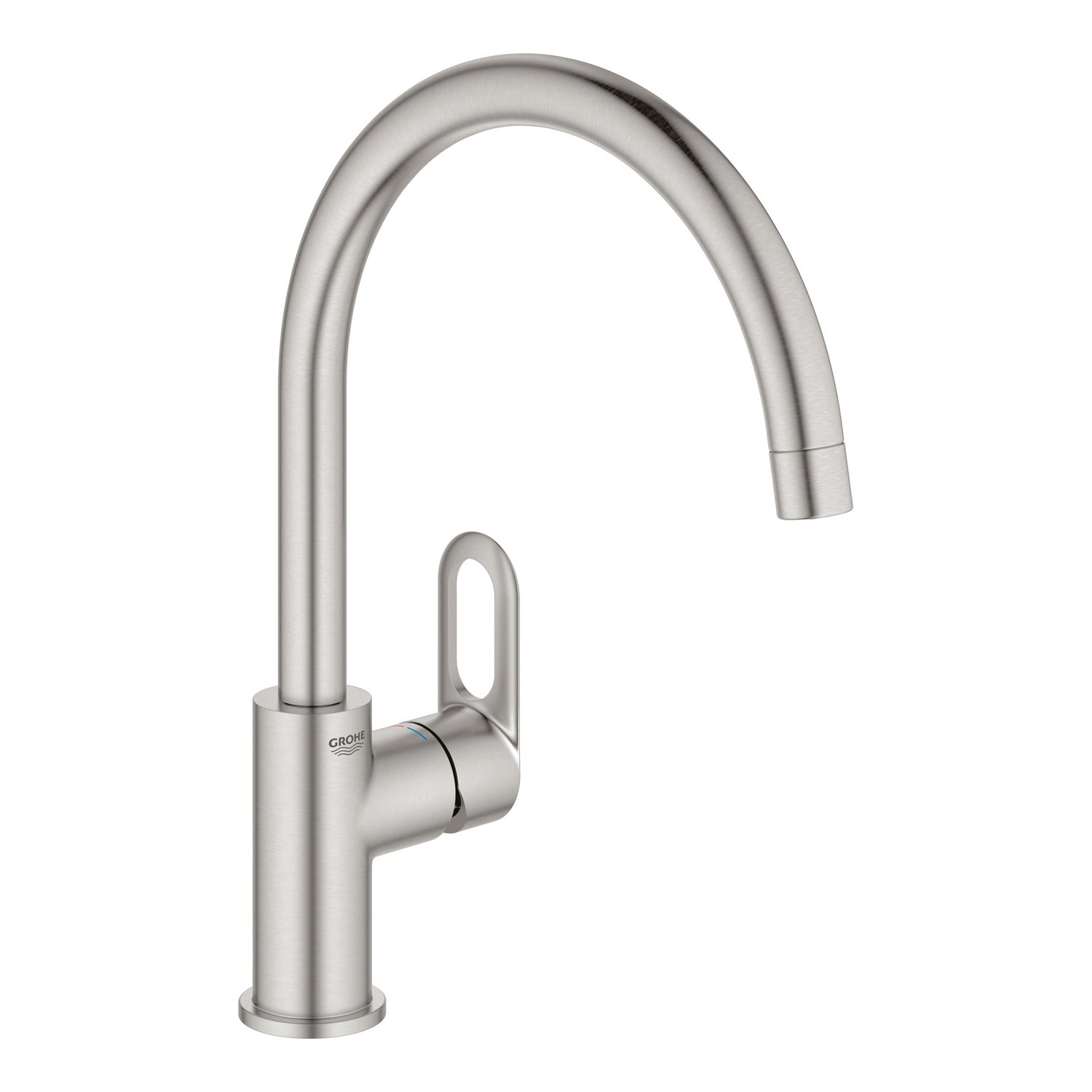 Grohe QuickFix Einhand Spültischarmatur Start Loop Supersteel