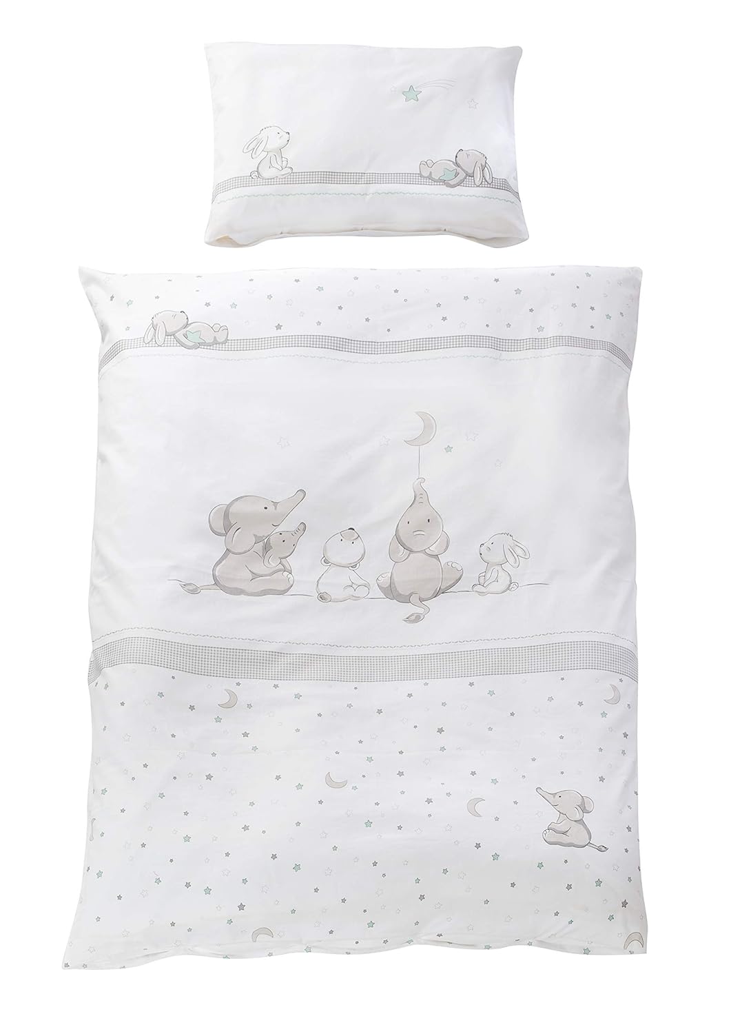 Roba Kinderbettwäsche Sternenzauber Bettwäsche Set Deckenbezug Kissenbezug aus Baumwolle