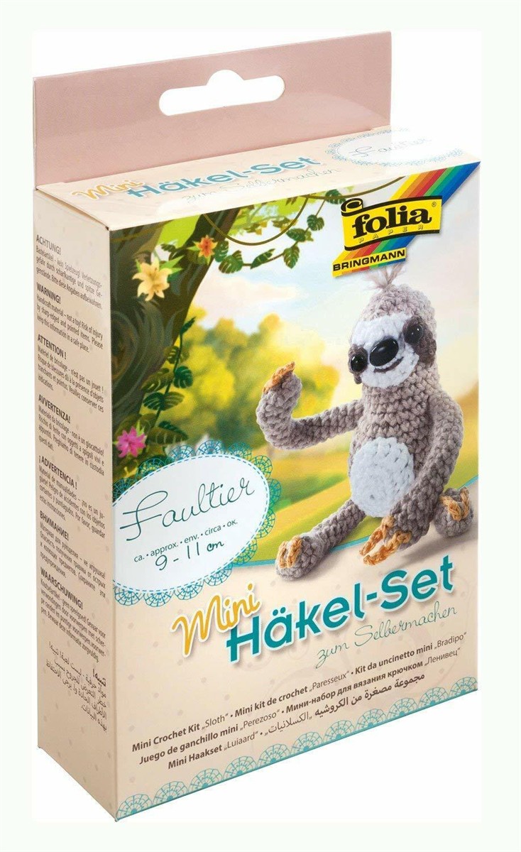 Häkeln, Mini-Häkel-Set, Crochet-Kit, Koala-Figur, Handarbeits-Set