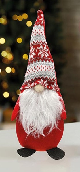 Weihnachtswichtel Stoff Wichtel Weihnachten Xmas Dekofigur rot