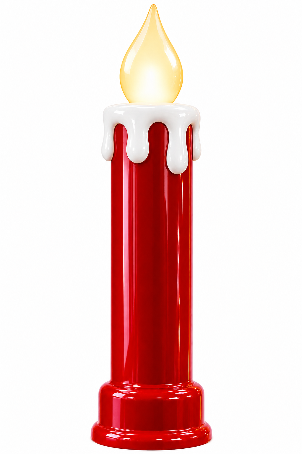 Kandelaber, Zipfelkerze, Rot, Votivkerze, Wachsfigur
