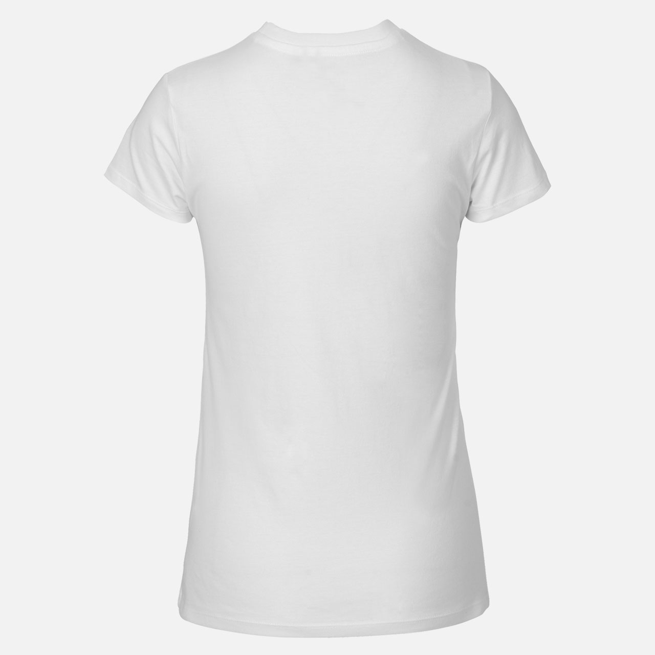 T-Shirt, weiß, Rundhalsausschnitt, kurze Ärmel, unifarben