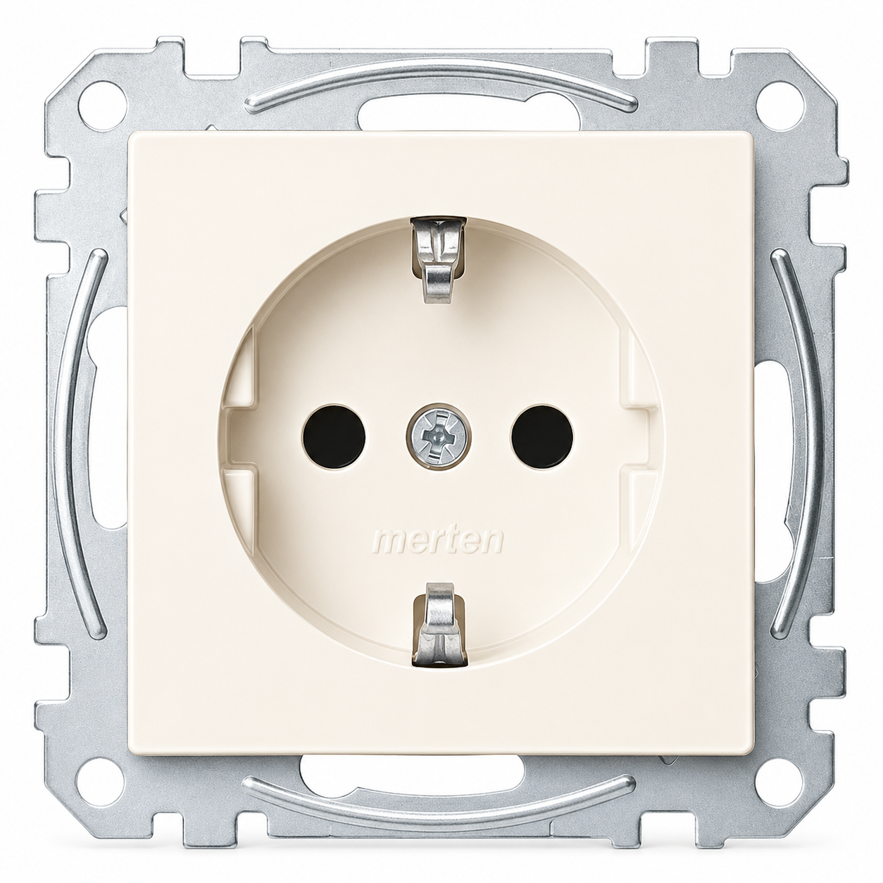 Schukosteckdose cremeweiß MEG2300-0344 von Merten - 16A 250V