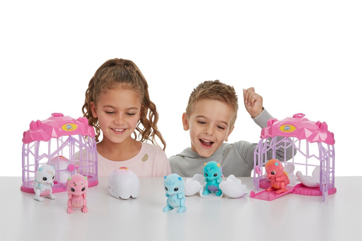 Little Live Pets Dragon Staffel 1 Einzelpackung - Grün Spielzeug für Mädchen ab 5 Jahren Roboterspielzeug für Kinder Tier