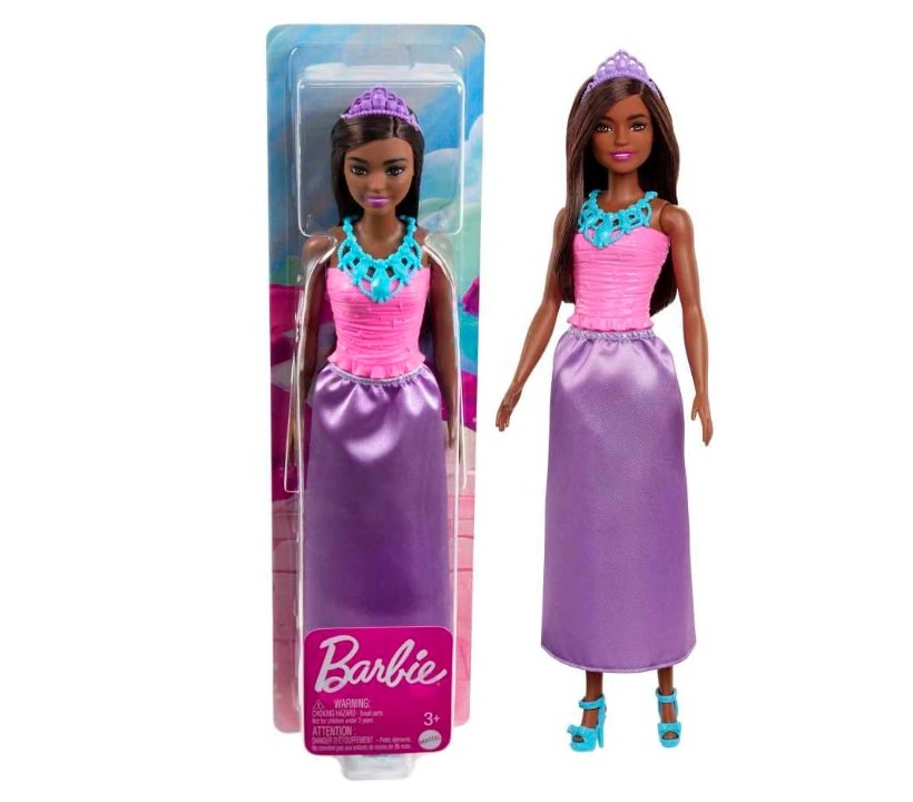 Barbie, Puppe, Kleid, Lila, Trachtig