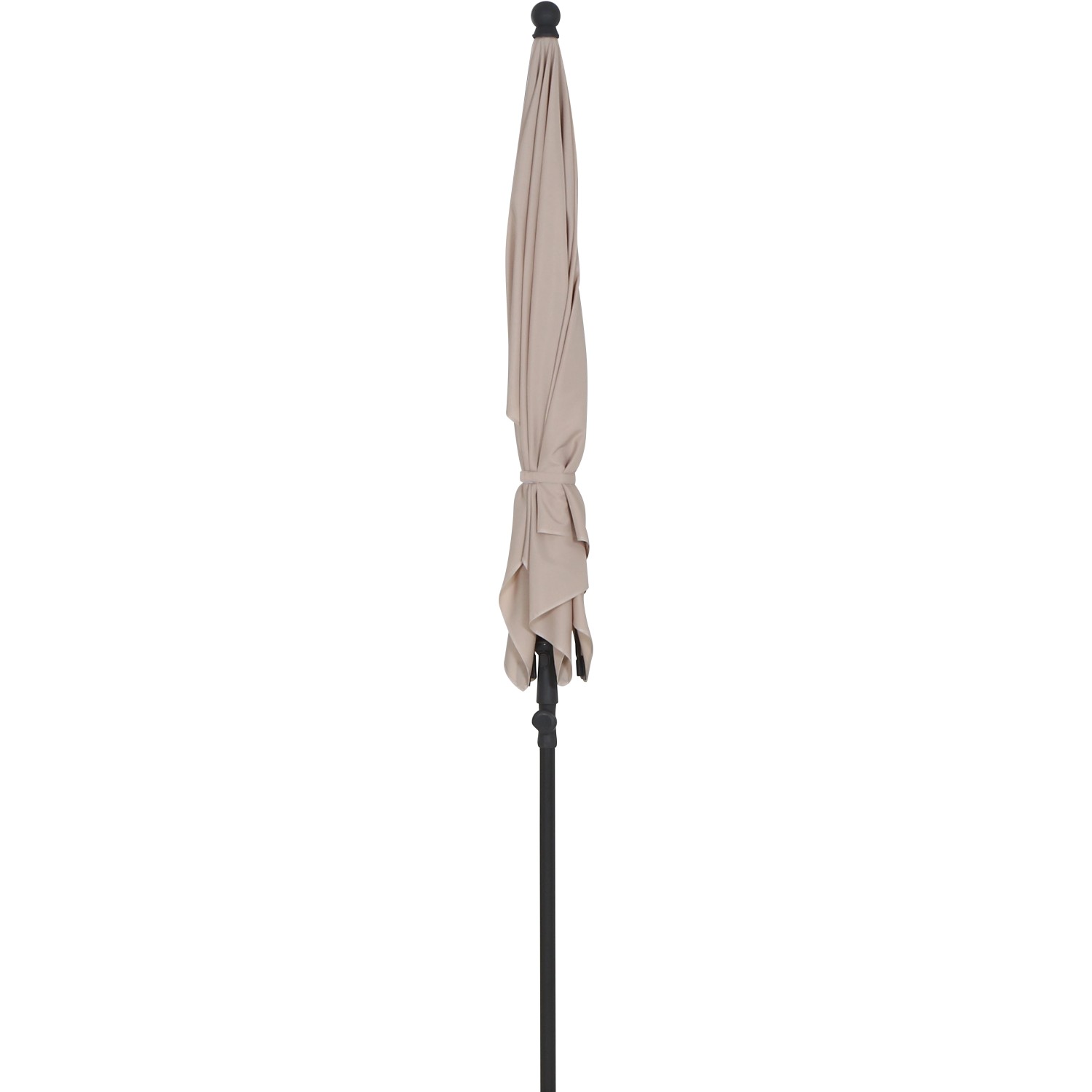 Siena Garden Marktschirm City 140 cm x 210 cm Natur mit Schieber