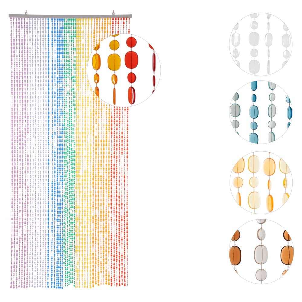 Perlenvorhang, Regenbogenperlen, Kugelketten, Perlenvorhang, Bunte Fäden