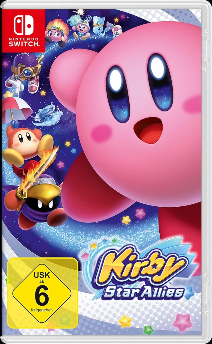 Nintendo Switch, Kirby, Star Allies, Pink character, USK 6