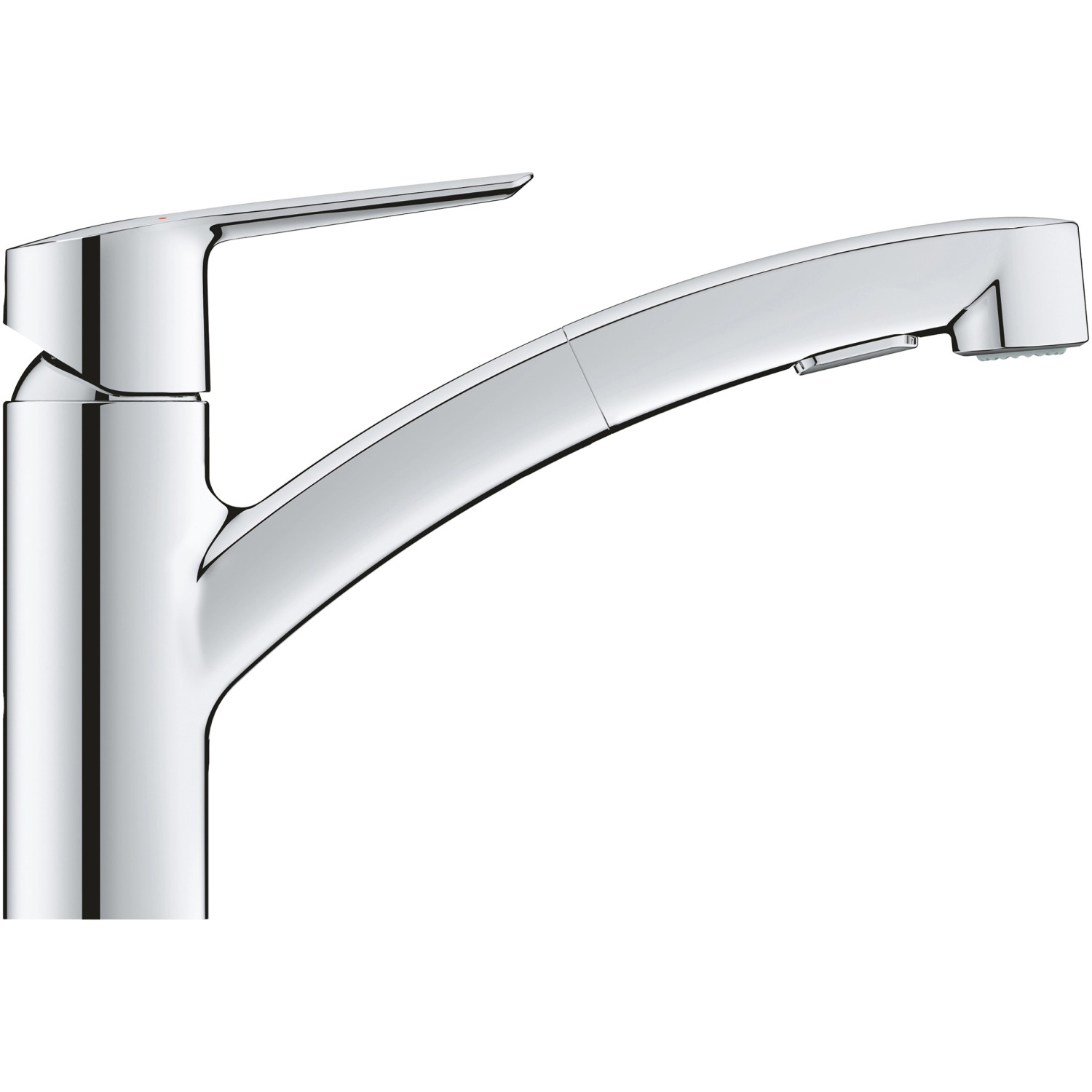 Grohe QuickFix Spültischarmatur Start Chrom mit ausziehbarer Dualbrause