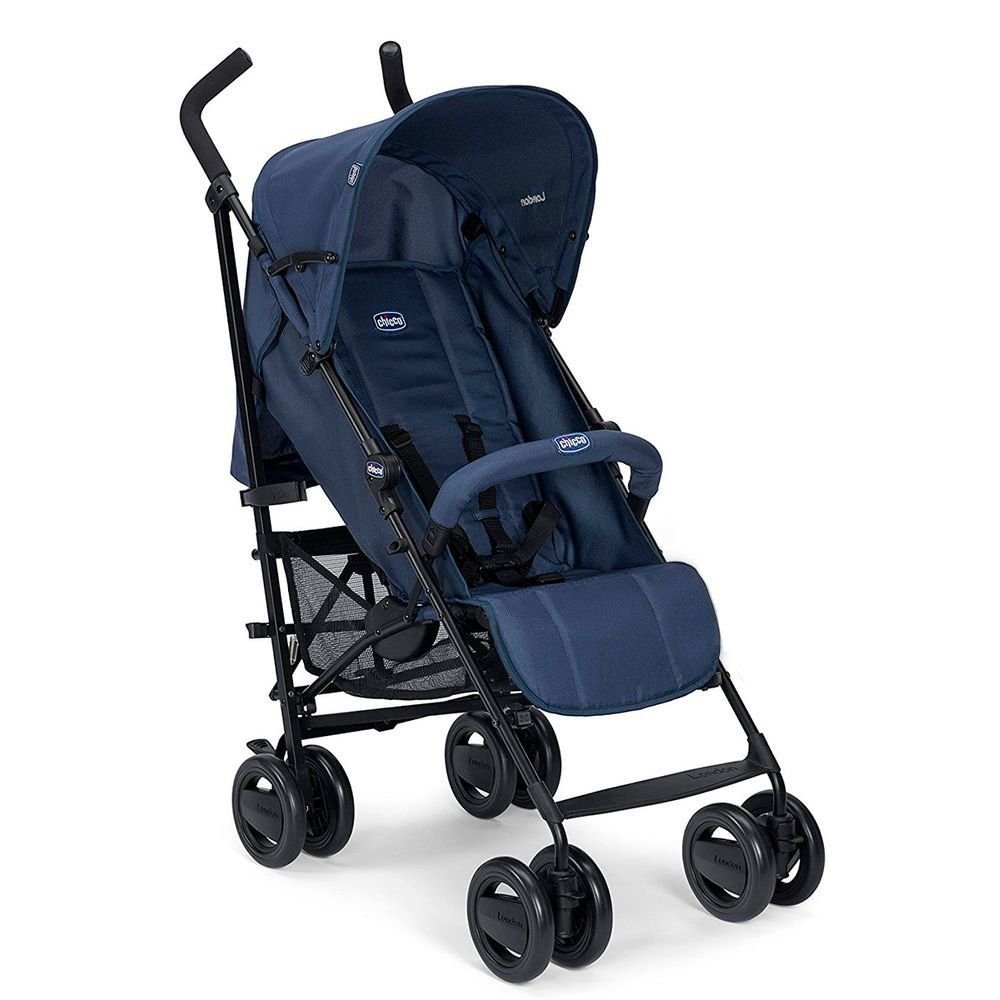 Chicco 7925864 London Up Leichter Kinderwagen Kinderbuggy mit Frontbügel blue passion