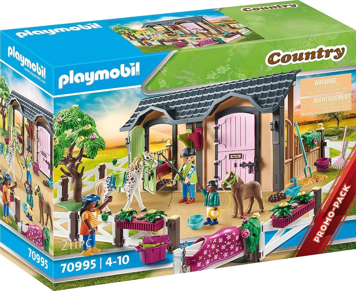 Spielzeugstall, Playmobil, Pferde, Gartenzauber, Kinder-Spielset