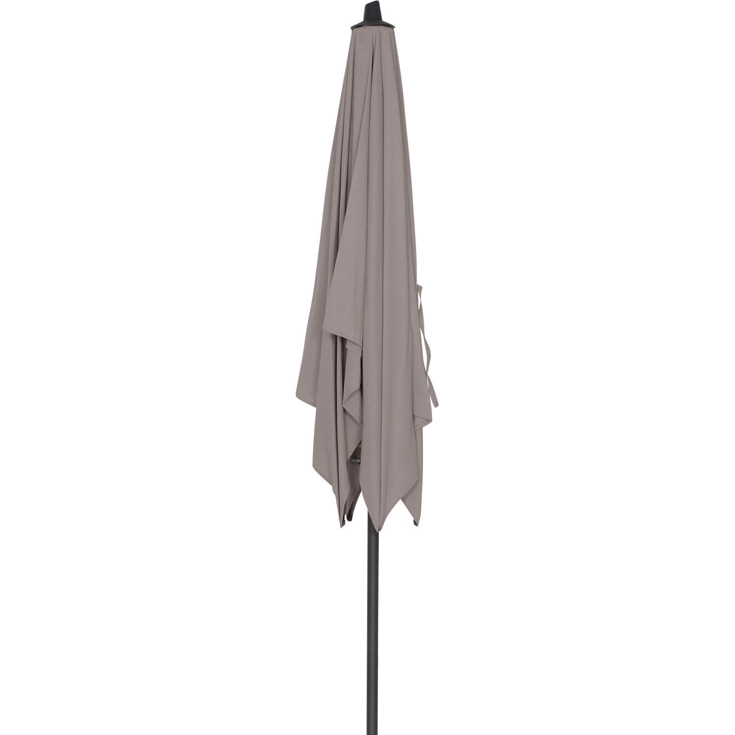 Siena Garden Marktschirm Avio 200 cm x 250 cm Taupe mit Kurbelmechanik