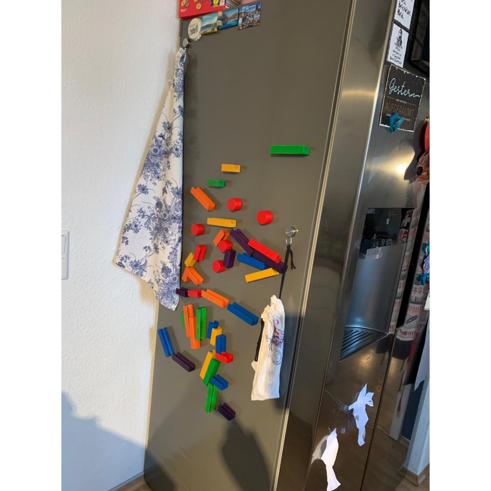 magnetische bausteine, bausteine farbig, kühlschrankmagneten, spielzeugzubehör, kinderkognition