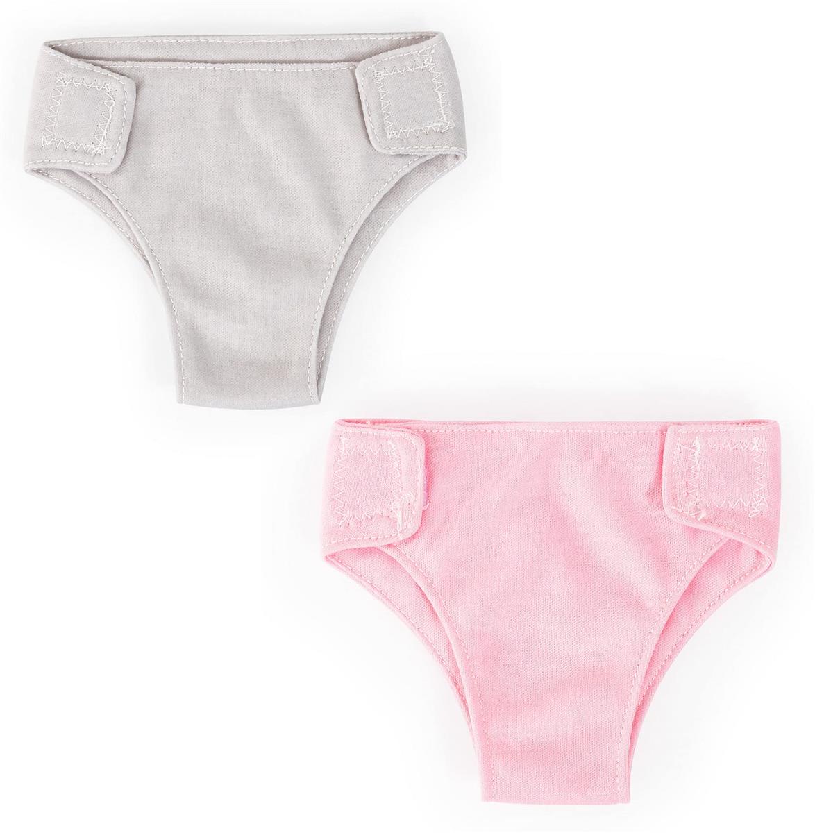 Deluxe Puppenkleidung Set 9-TLG. grau/pink von Bayer, 40-46 cm