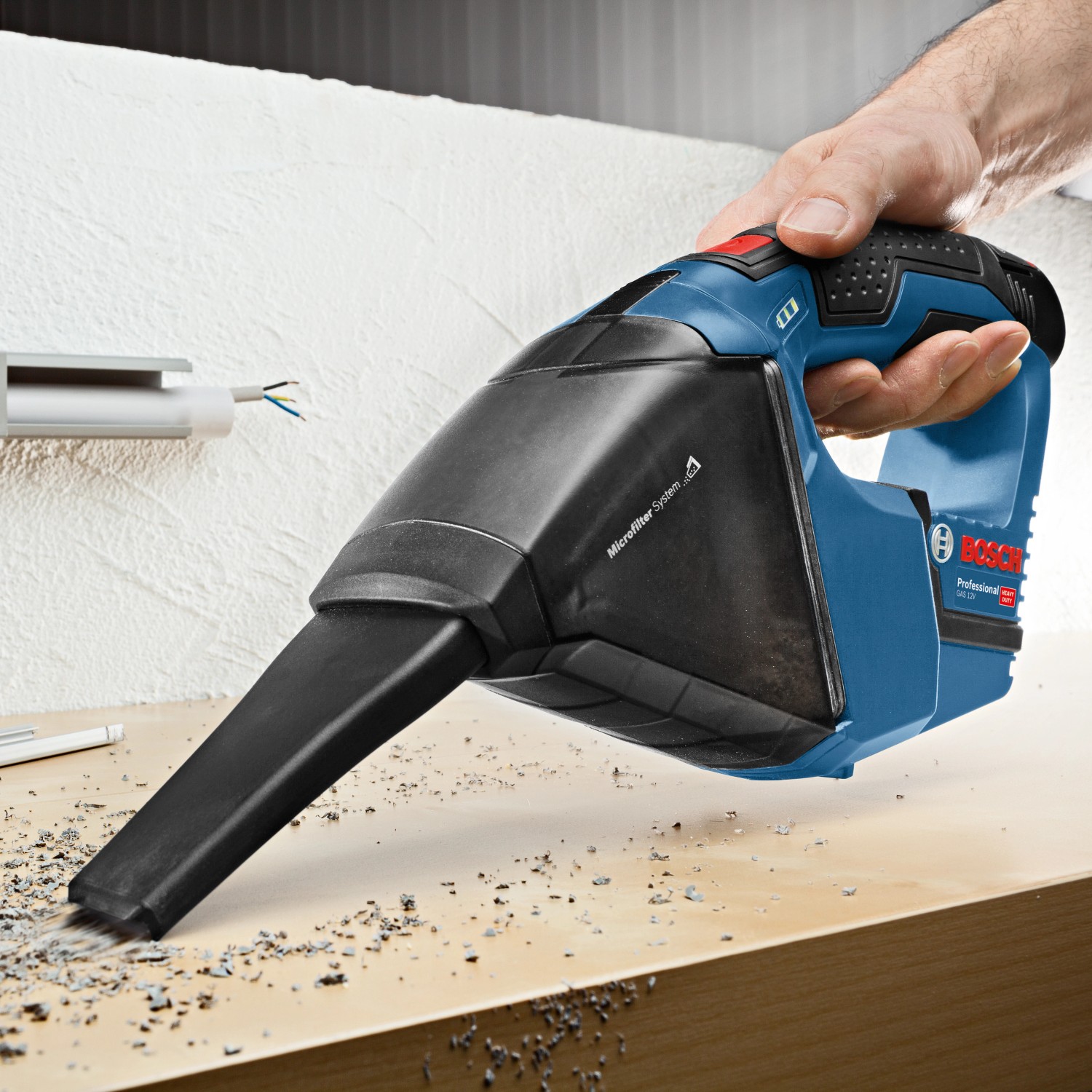 Bosch Professional Akku Handstaubsauger GAS 12 V LI Solo ohne Akku und Ladegerät